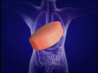 Azprensa. Imagen de iun f�rmaco y figura humana 