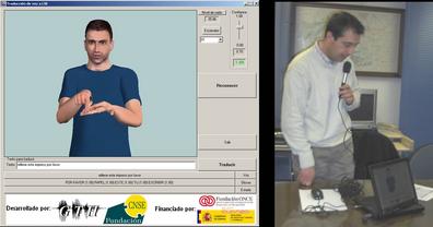 Interfaz del programa desarrollado y ejemplo de uso del sistema. Fuente: UPM