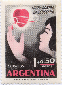 Sello argentino sobre la leucemia